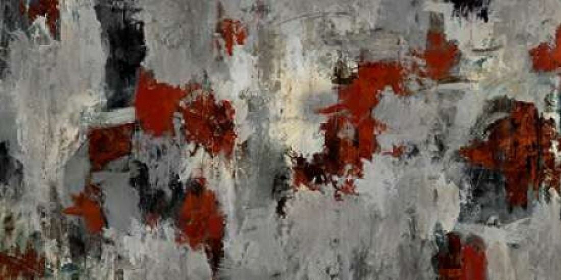 Abstract Defined Canvas Art - Elise Green (24 x 48)