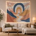 thumbnail image 1 of Abstract Desert Landscape with Arch and Dunes, Dreamy Retro for Nature Lovers, Boho Wall Art Decor, Housewarming Gift Tapestry Wall Hanging for Bedroom and Living Room, 1 of 7