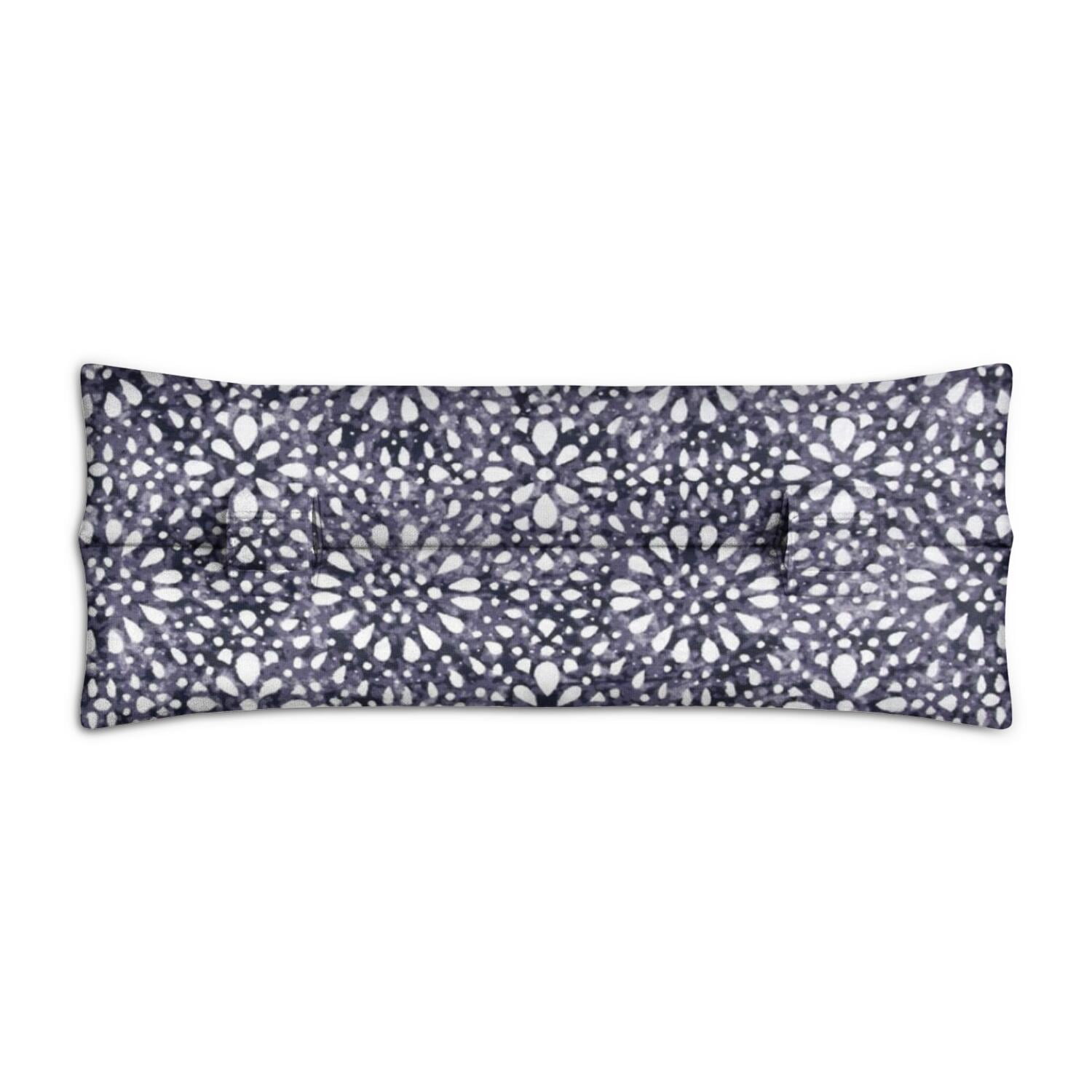 Abstract Design Mastectomy Pillow - Post Heart Surgery Seatbelt Cushion, Ethnic Inspired, Lightweight