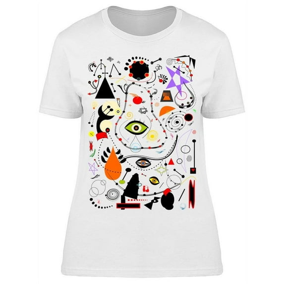 Abstract Design T-Shirt Women -Image by Shutterstock, Female XX-Large