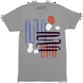 thumbnail image 1 of Abstract Different Shape And Color Painting Design Cool Men's T-Shirt, 1 of 4