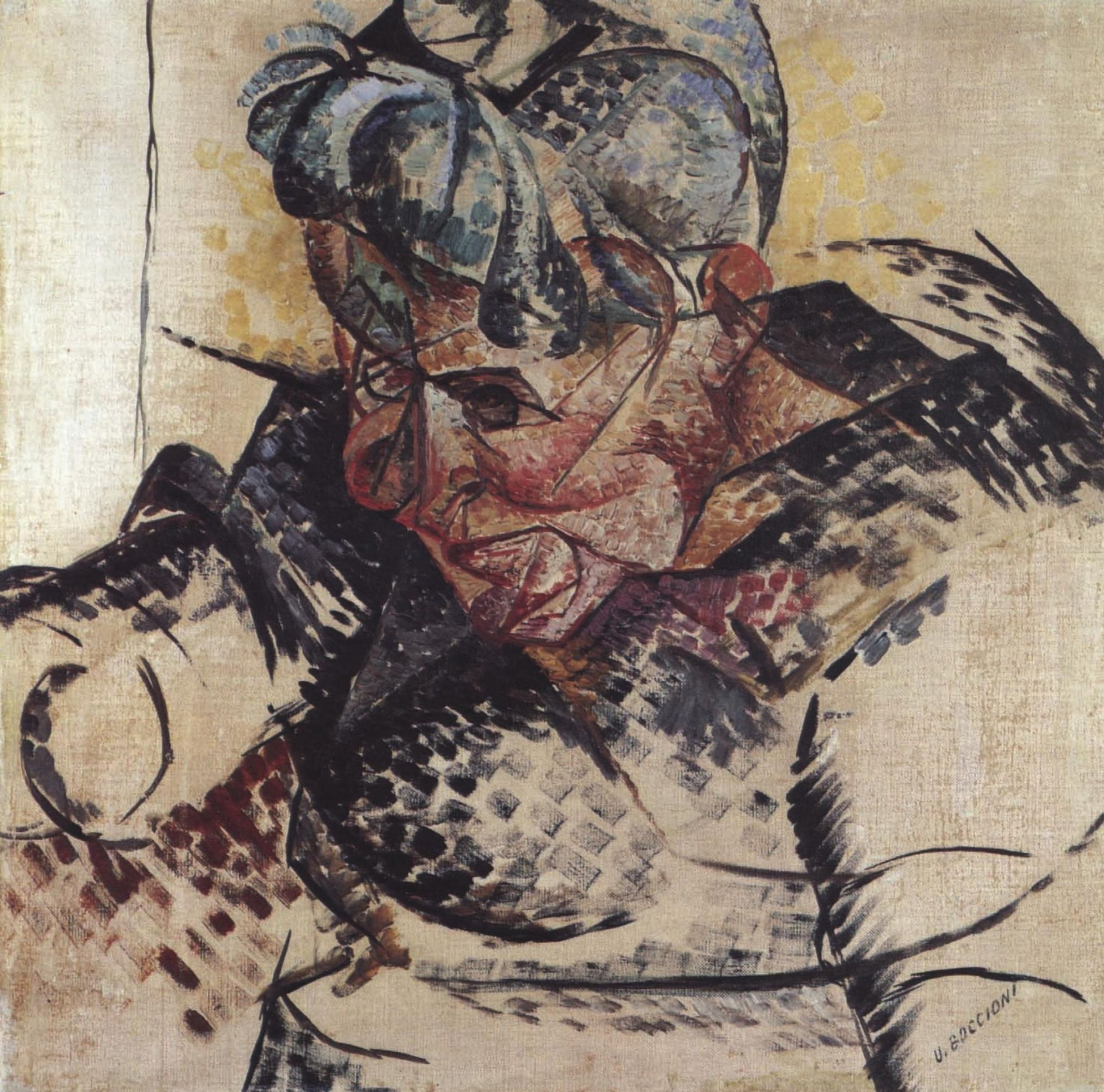 Abstract Dimensions 1912 Canvas Art - Umberto Boccioni (24 x 36)