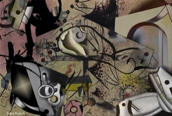 Abstract Dimensions Canvas Art - Robert Michaels (18 x 12)