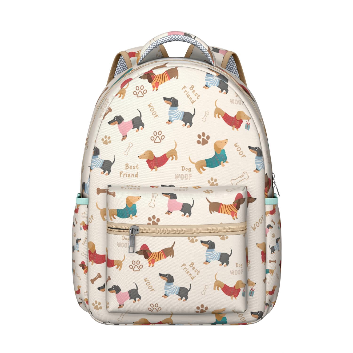 dog print mini backpack HUGS IDEA Cute Pug Purse for Women Girls Cute Leather Small Backpack Travel Shoulder Bags : Clothing, Shoes & Jewelry 11.5 inches Dog Paw Galaxy Moon -