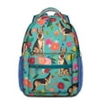 thumbnail image 1 of Abstract Dog Art Ergonomic Backpack - Waterproof & Versatile for Commuters, 1 of 6