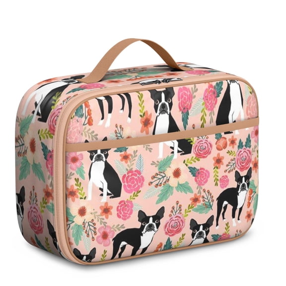 Abstract Dog Art Lunch Bag - Durable Insulated Lunch Tote for Dog Lovers
