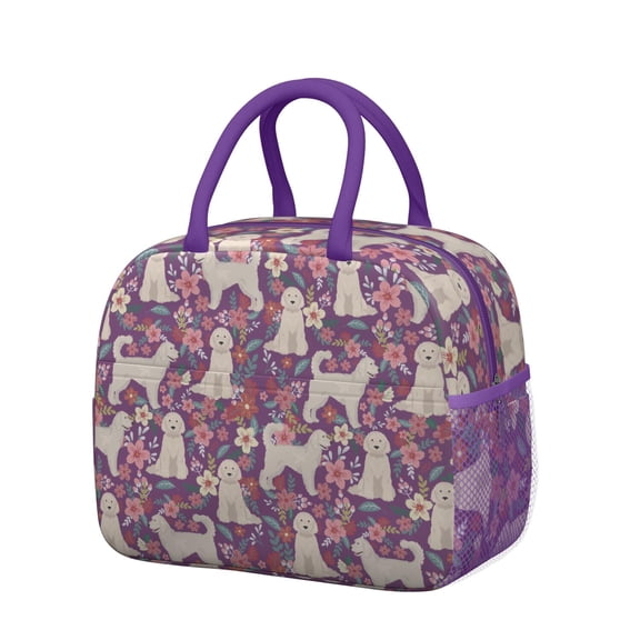 Abstract Dog Art Lunch Box - Thermal Insulation & Spacious with Minimalist Dog Graphics, Great for Office or School