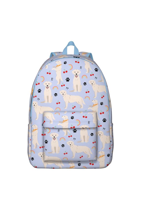 Abstract Dog Art School Backpack – Lightweight Travel Backpack with Comfortable Carrying and Anti-theft Features for Pet Lovers, Teens, and Students