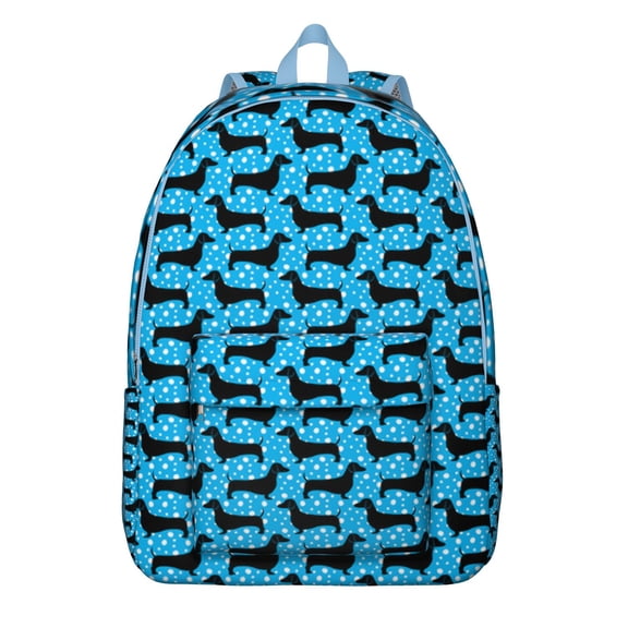 Abstract Dog Art Vintage Backpack – Lightweight Travel Backpack with Comfortable Carrying and Anti-theft Features, Suitable for School, Short Trips, and Daily Use