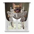 Abstract Dogs Tie Up Curtains for Window, Thermal Insulated Balloon ...