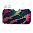 Abstract Dragon Car Windshield Cover Sun Shade Universal Folding Block