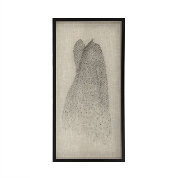 Abstract Dress String Wall Art