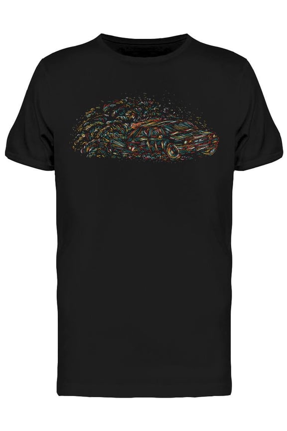 Abstract Drifting Auto T-Shirt Men -Image by Shutterstock, Male Medium