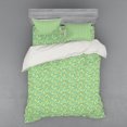 thumbnail image 1 of Abstract Duvet Cover Set, Print of Rectangular and Square Geometric Illustration Contemporary Design, Bedding Set with Shams and Fitted Sheet, 3 Sizes, by Ambesonne, 1 of 3