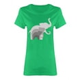 thumbnail image 1 of Abstract Elephant Family Shaped T-Shirt Women -Image by Shutterstock, Female Medium, 1 of 2