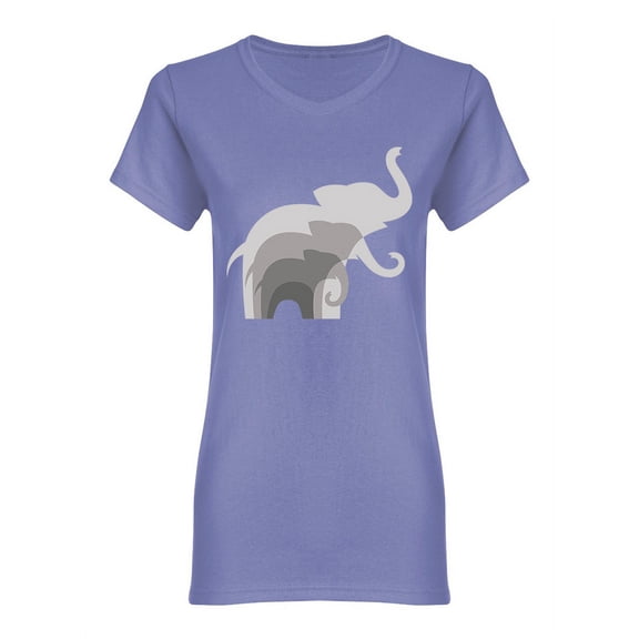 Abstract Elephant Family Shaped Tee Women's -Image by Shutterstock