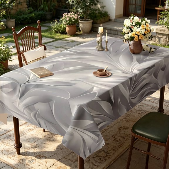 Abstract Ethnic Tribal Geometric Blue Print Tablecloth, Kitchen Living Room Multi-Scene Party Decor, Bohemian Stylish Table Cover, Thanksgiving Christmas Gift