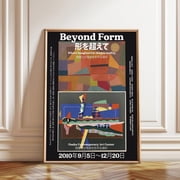 Abstract Exhibition Osaka Japan 2010 Wall Buddy Studio Poster, Eye Catching Travel Inspired Theme For Bedroom, Office And Home Decor