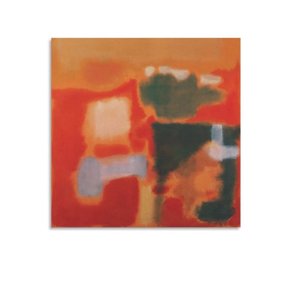 Abstract Expressionism Painters Mark Rothko No. 1 Poster Canvas Wall Art Prints Poster Gifts Photo Picture Painting Posters Room Decor Home Decorative 20x20inch(50x50cm)