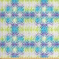 thumbnail image 1 of Abstract Fabric by the Yard, Continuous Pattern of Colorful Spiral Shapes and Modern Elements Art Print, Decorative Upholstery Fabric for Chairs & Home Accents, Multicolor by Ambesonne, 1 of 4