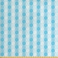 thumbnail image 1 of Abstract Fabric by the Yard, Illustration of Spirals Like Drawn by Hand Geometric Details on Pale Tone, Decorative Upholstery Fabric for Chairs & Home Accents, Sky Blue and White by Ambesonne, 1 of 4