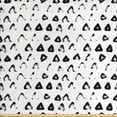 thumbnail image 1 of Ambesonne Abstract Fabric by the Yard Upholstery, Modern Bold Brush Strokes, 10 Yards, Charcoal Grey and White, 1 of 4
