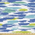 thumbnail image 1 of Ambesonne Abstract Fabric by the Yard Upholstery, Modern Bold Strokes Art, 3 Yards, White and Multicolor, 1 of 5