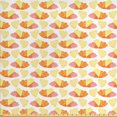 thumbnail image 1 of Abstract Fabric by the Yard, Summer Tone Demonstration with Floral Inspired Cloudy Soft Motifs, Decorative Upholstery Fabric for Sofas and Home Accents, Apricot and Pale Yellow by Ambesonne, 1 of 4
