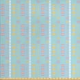 thumbnail image 1 of Abstract Fabric by the Yard Upholstery, Colorful Native Pattern with Tribal Inspired Ornaments, Decorative Fabric for DIY and Home Accents, Multicolor by Ambesonne, 1 of 4
