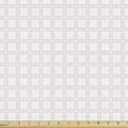 thumbnail image 1 of Ambesonne Abstract Fabric by the Yard Upholstery, Regularly Repeating Shapes, 3 Yards, Pale Rose White, 1 of 5
