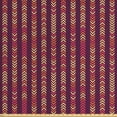 thumbnail image 1 of Ambesonne Abstract Fabric by the Yard Upholstery, Vertical Order Motifs Art, 3 Yards, Plum and Burnt Sienna, 1 of 4