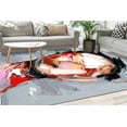 thumbnail image 1 of Abstract Face Rug, Face Painting Rugs, Oil Painting Rugs, Modern Rug, Living Room Rug, Wedding Rug, Door Mat, Gift For Him, Soft Gift Rug,, 1.7'x2.3' - 50x70 cm, 1 of 8