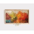 Rustic Fall Thumbnail Abstract Fall Wall Art, Colorful Autumn Trees, Modern Landscape, Rustic ...