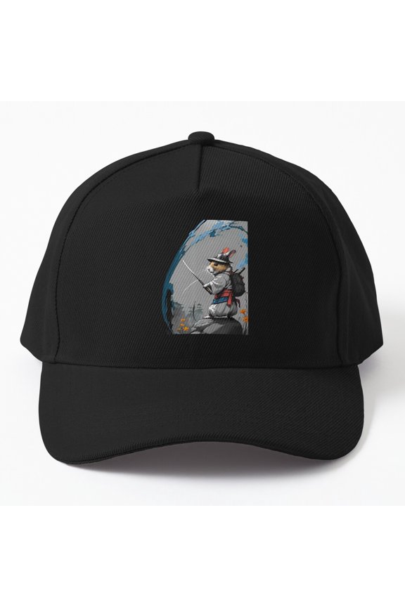 Abstract Fantasy 15 Baseball Cap, Rodent Warrior Character Design, Classic Everyday Hat