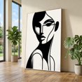 Abstract Female Portrait Face Silhouette Poster , Poster Print Only ...