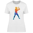 thumbnail image 1 of Abstract Female Tennis Player T-Shirt Women -Image by Shutterstock, Female Medium, 1 of 2