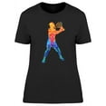 thumbnail image 1 of Abstract Female Tennis Player T-Shirt Women -Image by Shutterstock, Female x-Large, 1 of 2