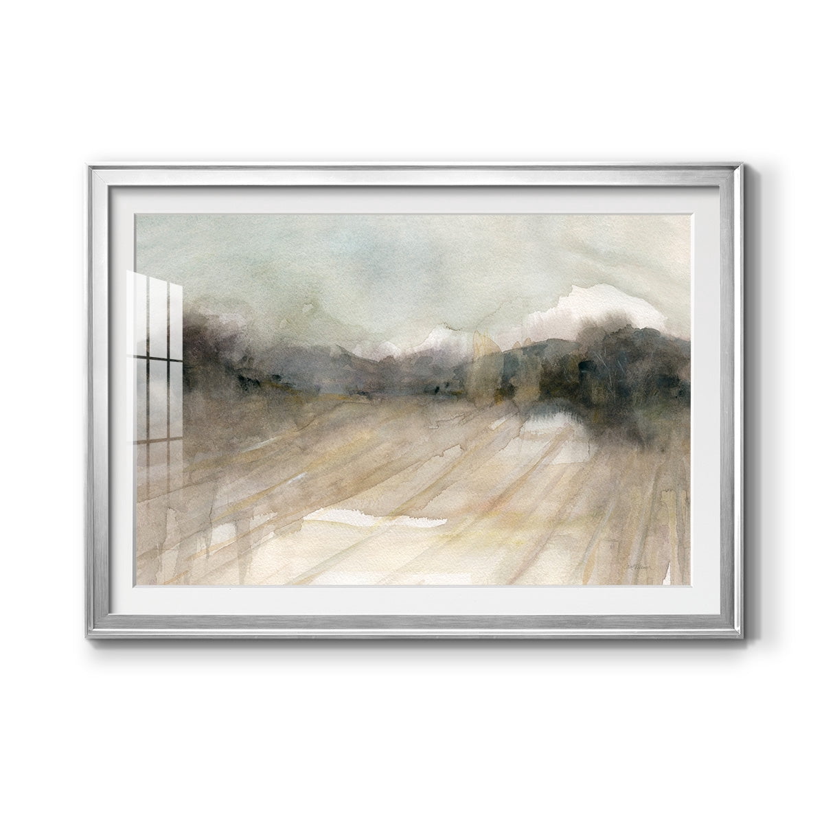 Abstract Field Premium Framed Print - Ready to Hang