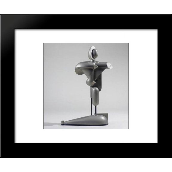 Abstract Figure 20x24 Framed Art Print by Oskar Schlemmer
