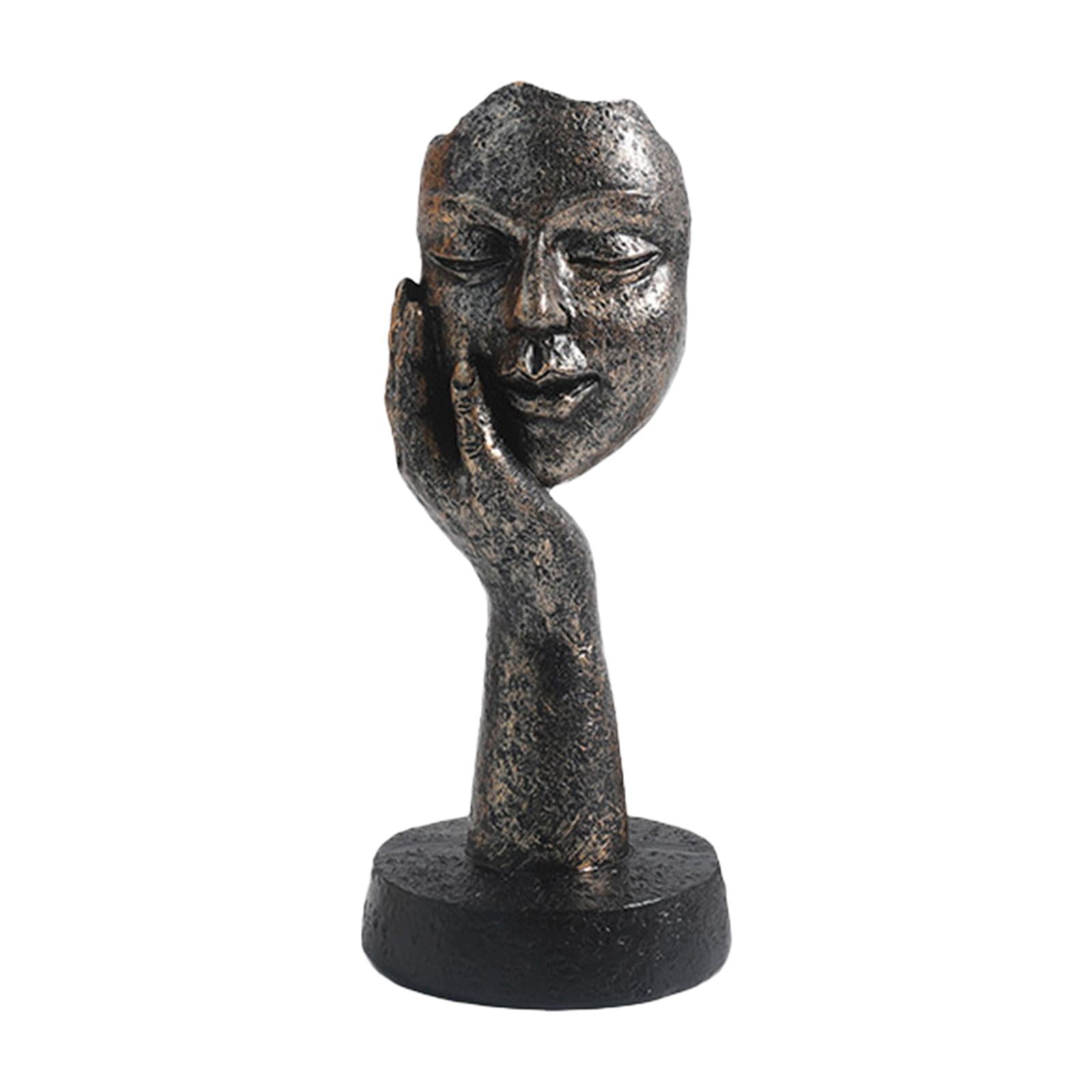 Abstract Figure Handicraft Collectible Figurine Art Crafts Face Sculpture for Mantelpiece Desk