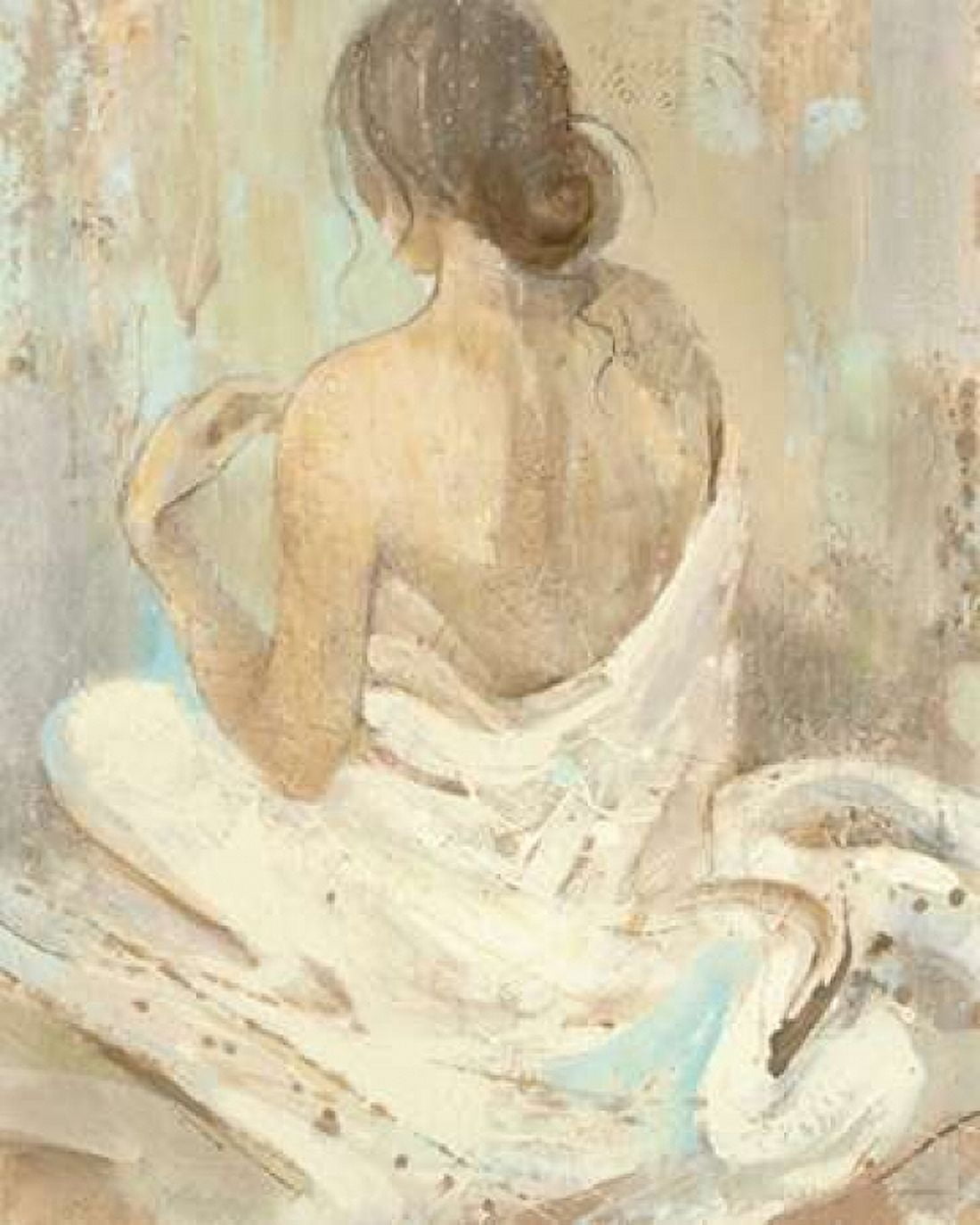 Abstract Figure Study II Canvas Art - Albena Hristova (24 x 30)