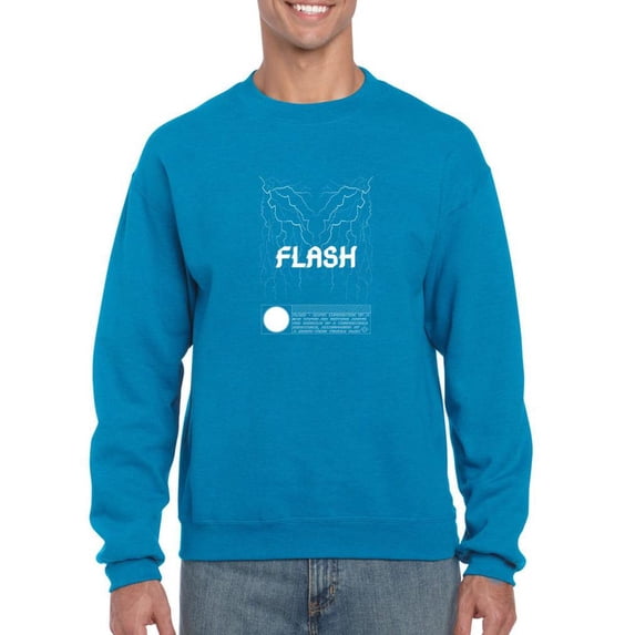 Abstract Flash Of Lightning Sweatshirt Men -Image by Shutterstock, Male 5X-Large