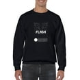 thumbnail image 1 of Abstract Flash Of Lightning Sweatshirt Men -Image by Shutterstock, Male Large, 1 of 4