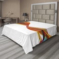 thumbnail image 1 of Ambesonne Abstract Flat Sheet, Pixel Details Rainbow, Queen Size, Multicolor, 1 of 1