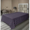 thumbnail image 1 of Ambesonne Abstract Flat Sheet, Vertical Streaks Triangles, Twin Size, Slate Blue Fuchsia, 1 of 1