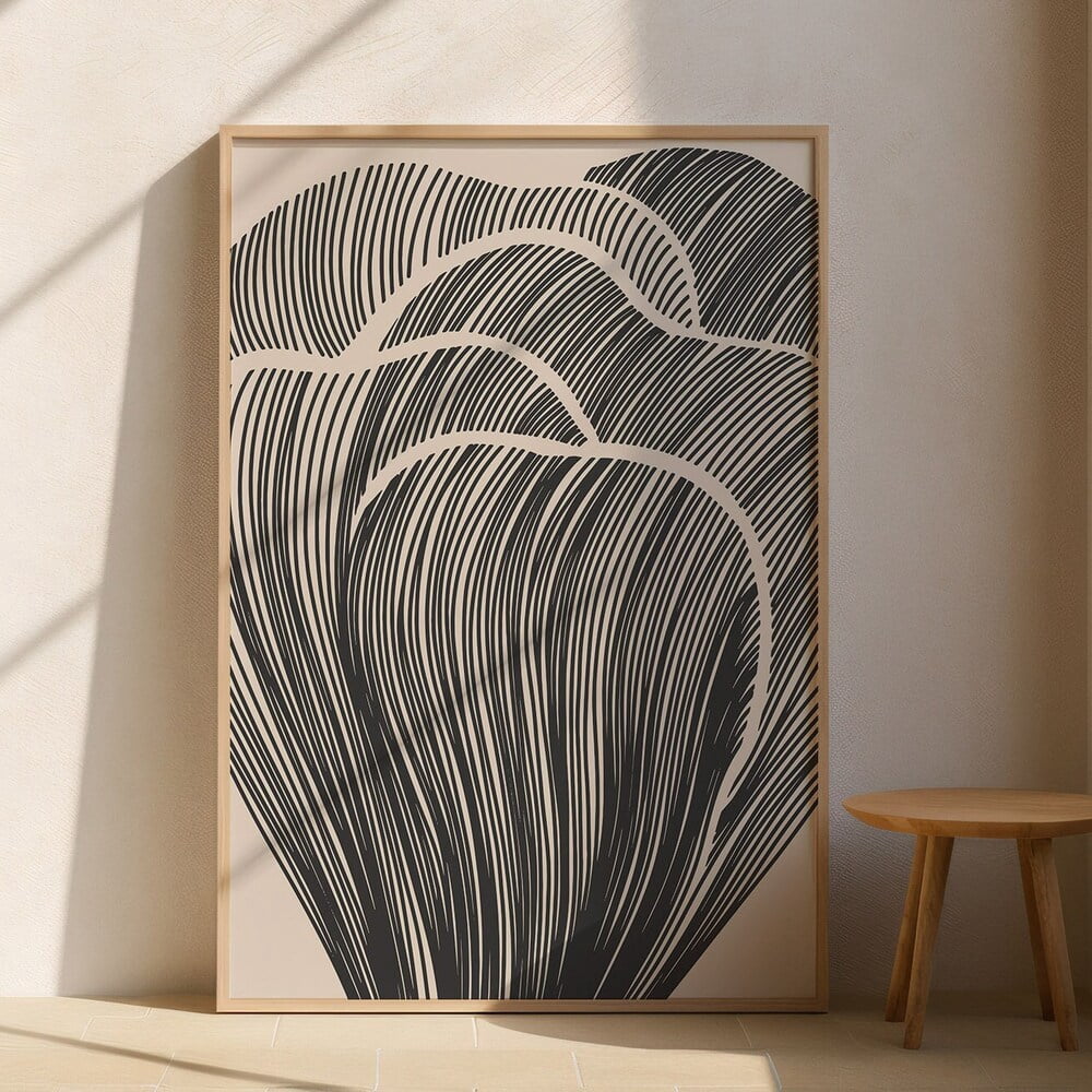 Fresh Look at Abstract Floral Lines Print Wall Art Minimalist Botanical Print