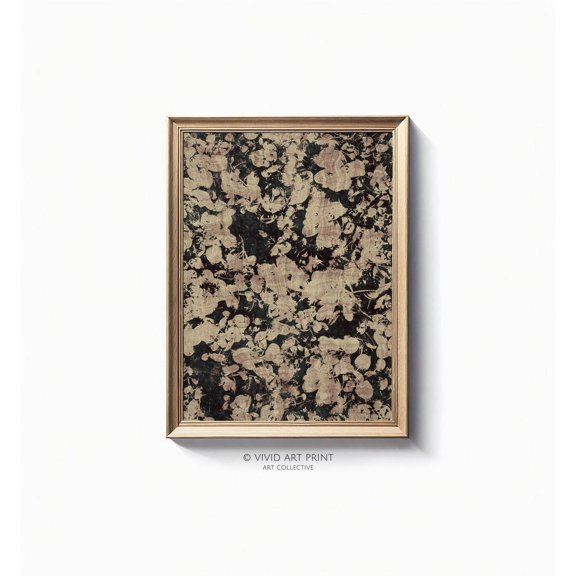 Abstract Floral Pattern Wall Art "Abstract Floral Pattern" Home Decor, Vivid Art Print Ue-721 Wall Art, Modern Wall Decor, 8x12 UNFRAMED