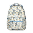 thumbnail image 1 of Abstract Floral Watercolor School Backpack - Ergonomic Lightweight Bookbag, 1 of 5