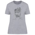 thumbnail image 1 of Abstract Flower Head T-Shirt Women -Image by Shutterstock, Female XX-Large, 1 of 2