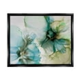 thumbnail image 1 of Abstract Flower Petals Blooming Abstract Graphic Art Jet Black Framed Art Print Wall Art, 1 of 6